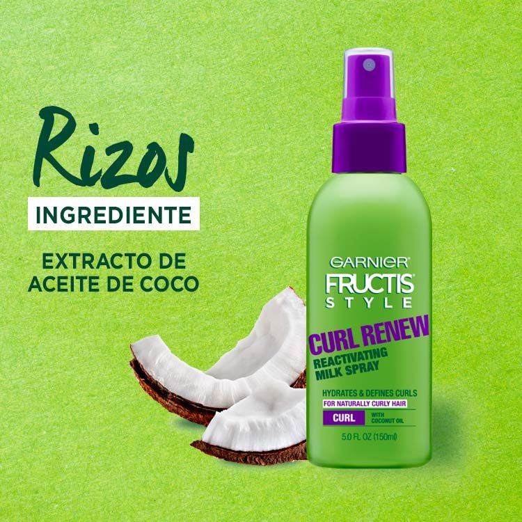 Ingrediente de Garnier Curl Renew Reactivating Milk Spray