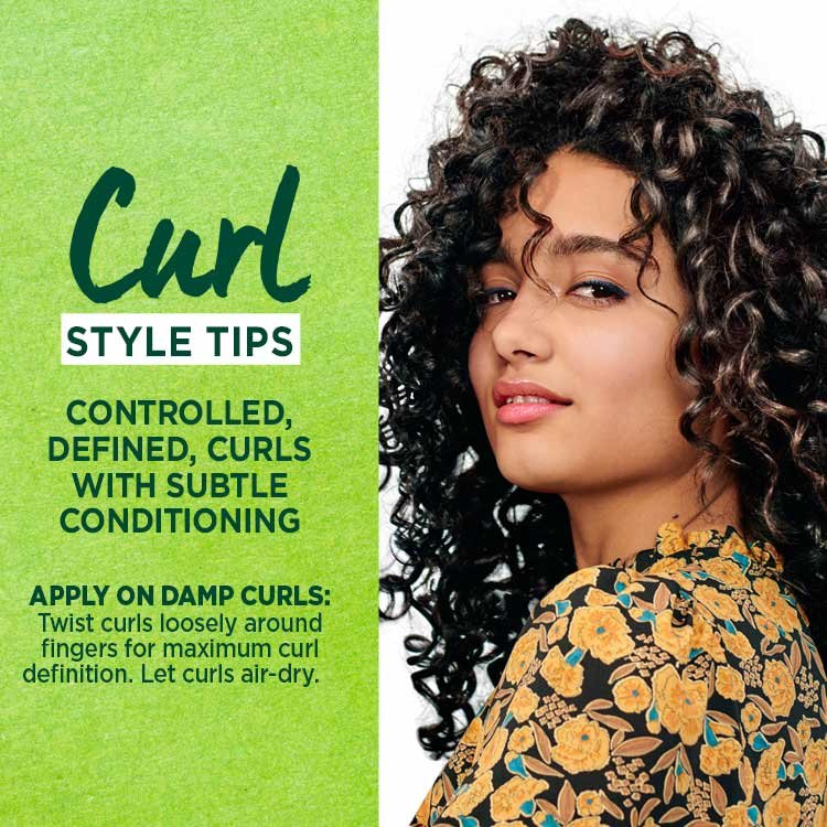Garnier Curl Sculpt Conditioning Hair Cream Gel Style tips