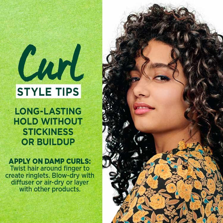 Garnier Curl Shape Defining Spray Gel Style tips
