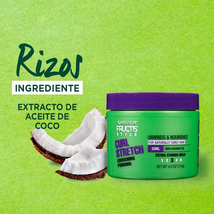 Ingrediente de Garnier Curl Stretch Loosening Hair Pudding