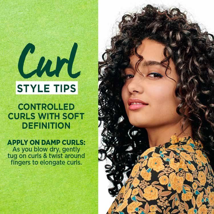 Garnier Curl Stretch Loosening Hair Pudding Style tips