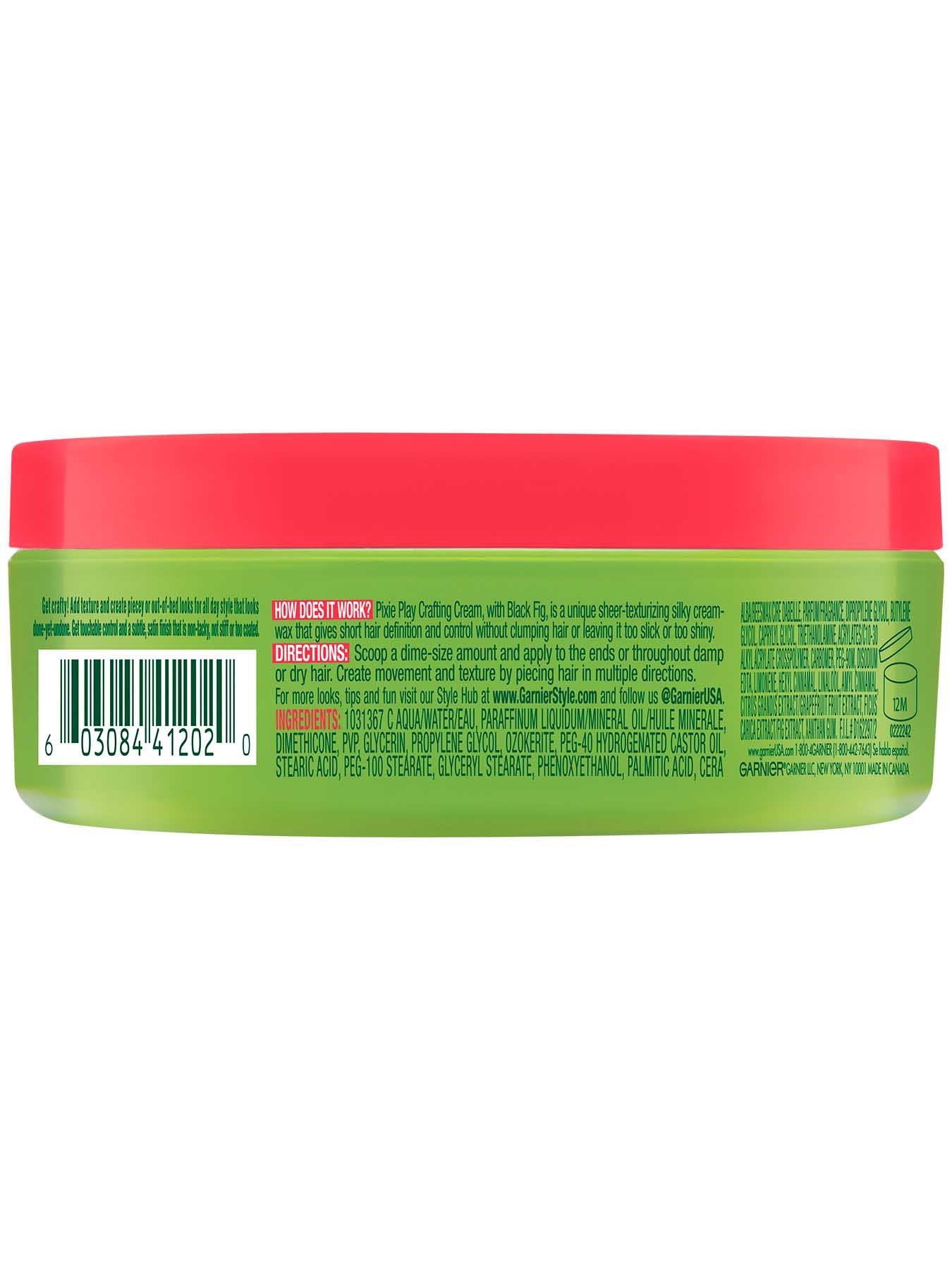 Back view of Pixie Play Crafting Cream.