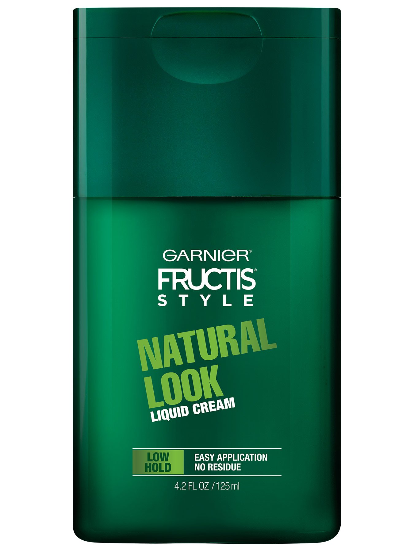 Front view of Natural Look Liquid Hair Cream for Men, No Drying Alcohol.