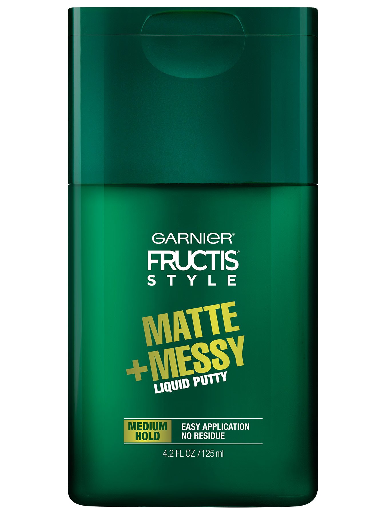 Front view of Matte and Messy Liquid Hair Putty for Men, No Drying Alcohol.
