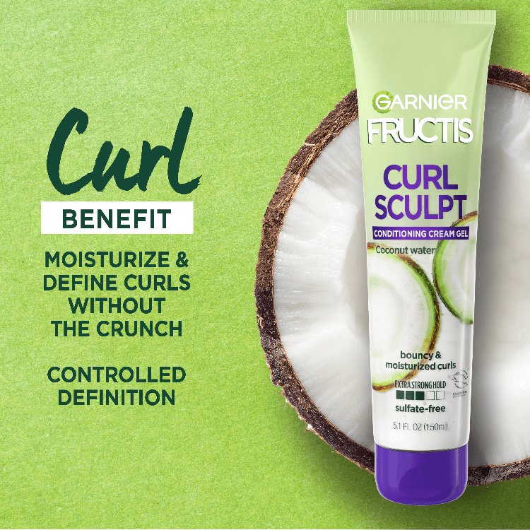 Benefits of Garnier Curl Sculpt Conditioning Hair Cream Gel