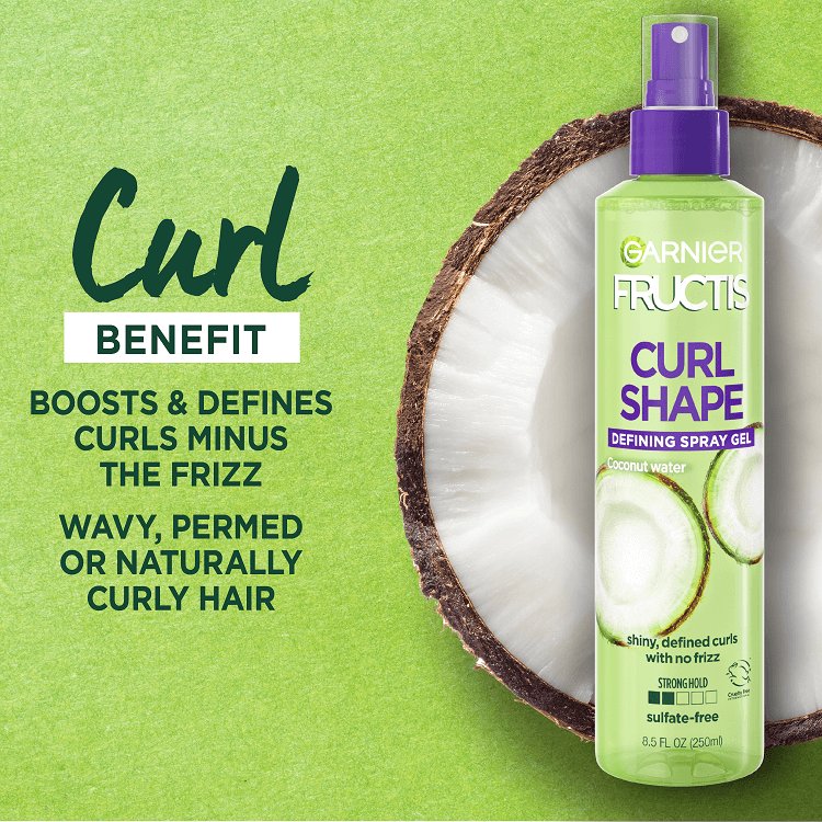 Benefits of Garnier Curl Shape Defining Spray Gel