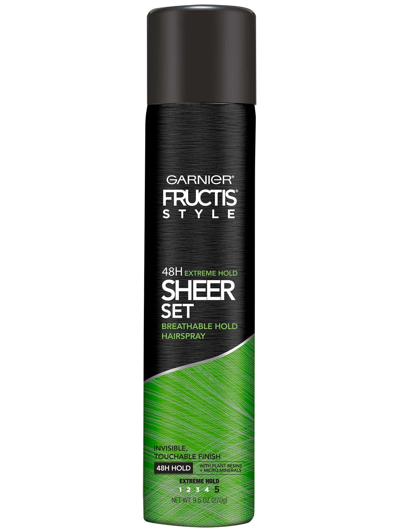 Front view of Sheer Set Extreme Hold Breathable Hairspray.