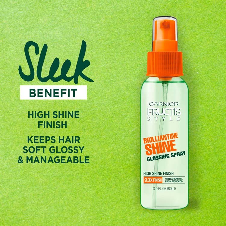 Benefits of Garnier Brilliantine Shine Glossing Hair Spray