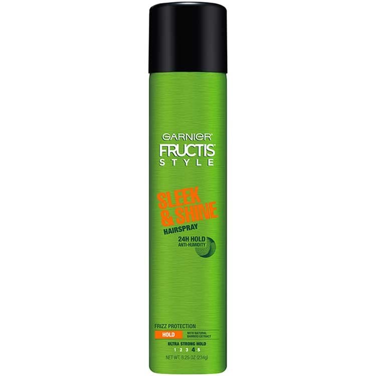 Garnier Fructis Style Sleek and Shine Anti-Humidity Hairspray front of pack