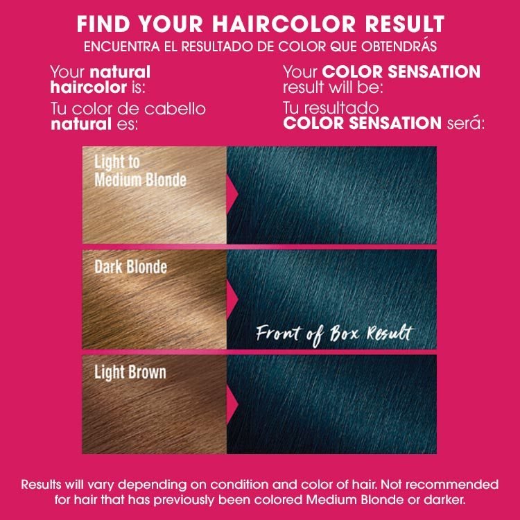 Color sensation 6.17 out o the blue soft teal blue before after  swatch