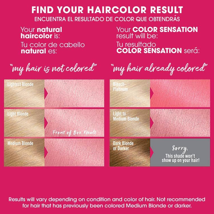 Color sensation 7.26 california sunset coral pink before after swatch