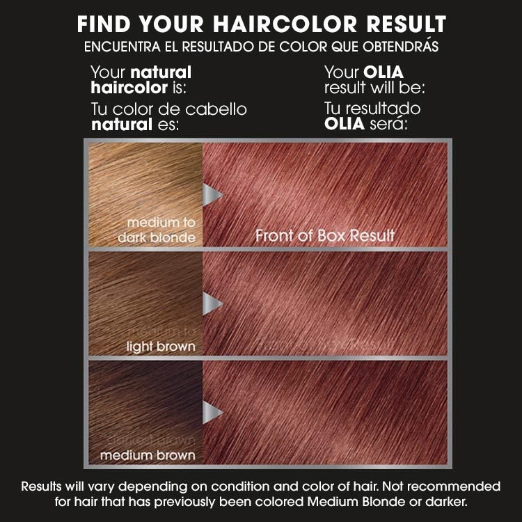 Olia Dark Rose Quartz Hair Color – Ammonia-Free Hair Dye – Garnier
