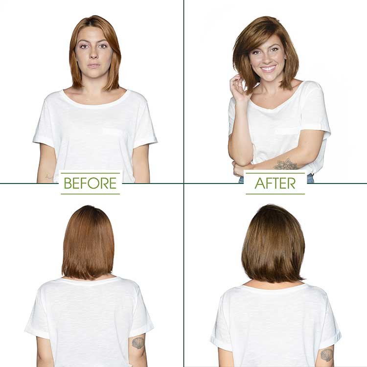 garnier hair color light golden brown shade before and after