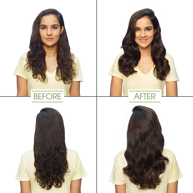 garnier hair color dark brown shade before and after