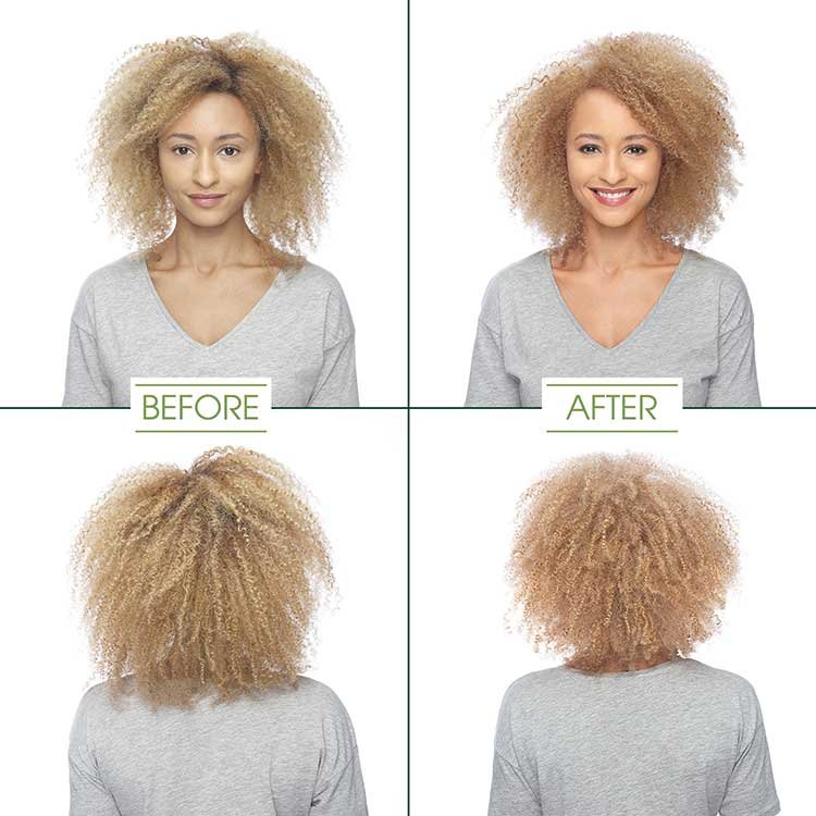 garnier hair color medium blonde shade before and after