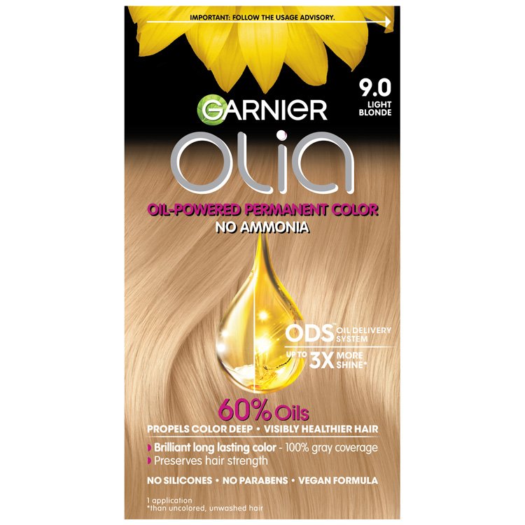 Olia - Ammonia-Free Permanent Hair Color - Light Blonde - Garnier