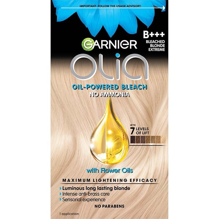 Olia B+++ Bleach Blonde Extreme Ammonia Free Hair Color - Garnier