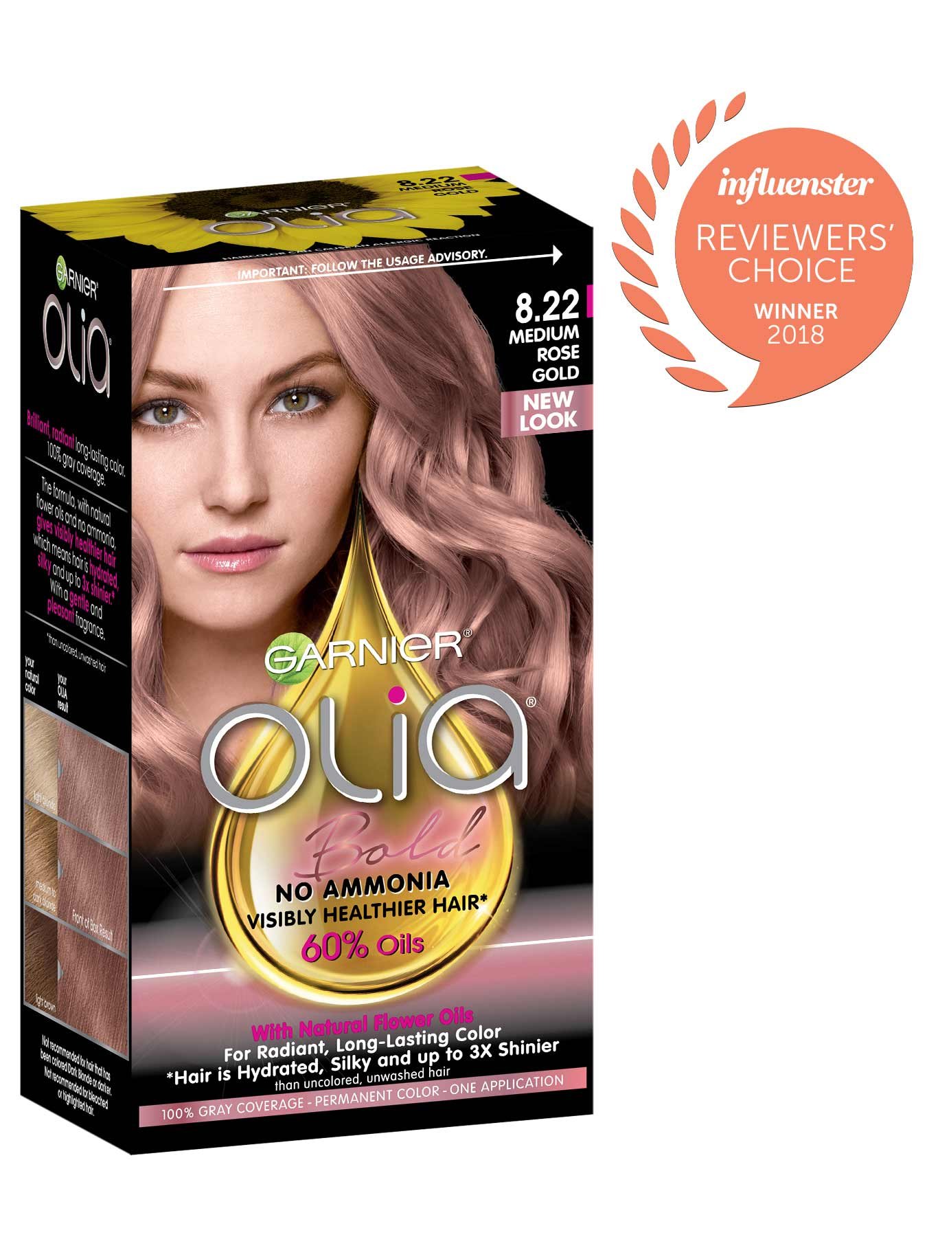 Olia 8 22 Medium Rose Gold