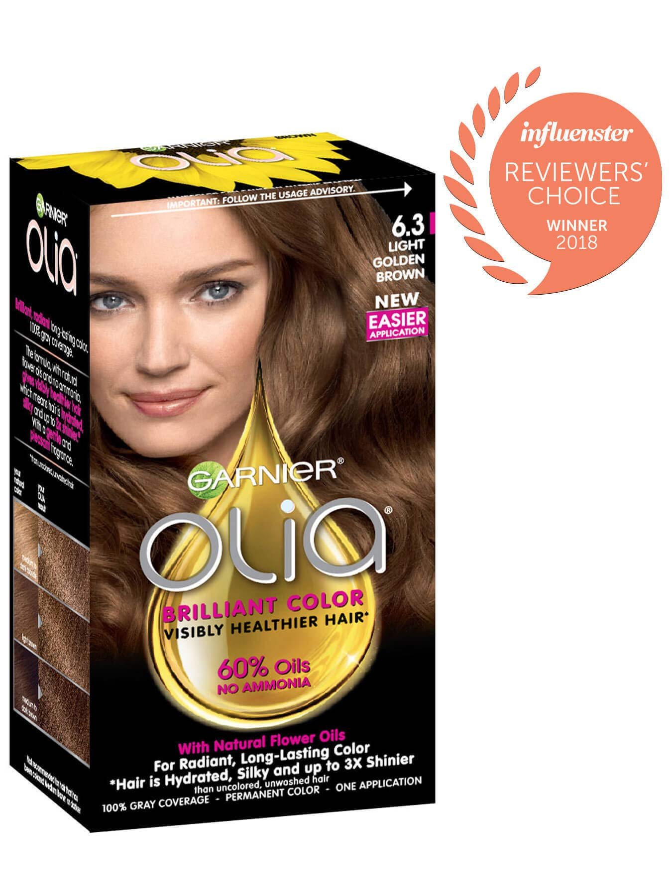 Olia Ammonia-Free Permanent Hair Color - Light Golden ...