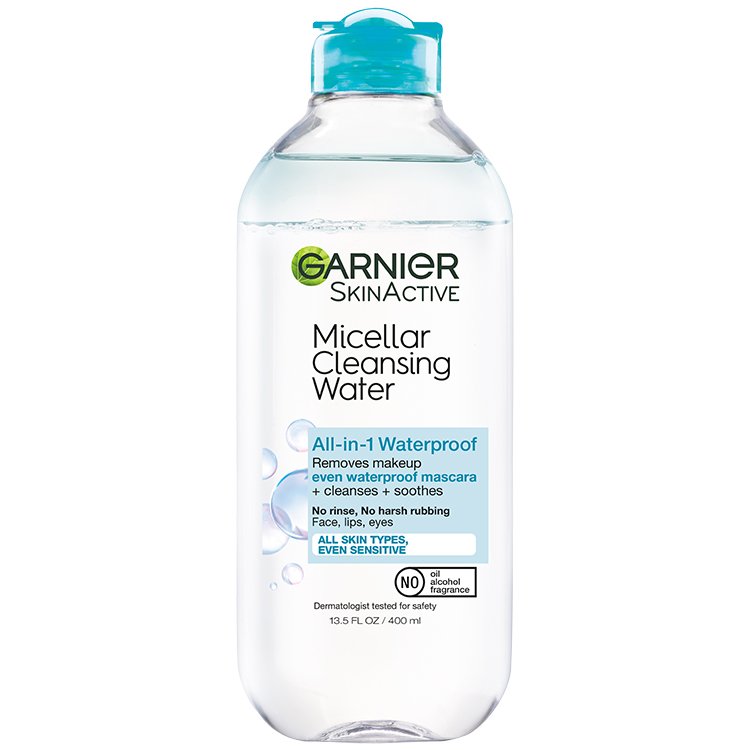 Front view of Blue Cap Cleansing Water All-in-1, All Skin Types