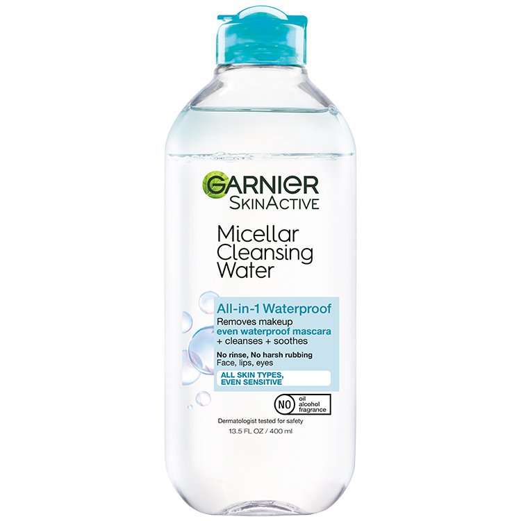 Skuldre på skuldrene nevø gå på pension Micellar Cleansing Water for Waterproof Makeup - Garnier SkinActive