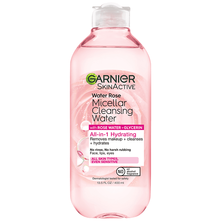 Front view of Water Rose Cleansing Water, All Skin Types