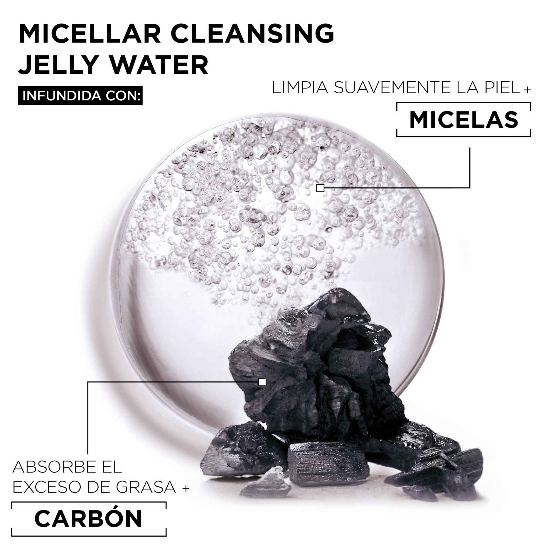 Micellar Cleansing Water with Charcoal and Micelles