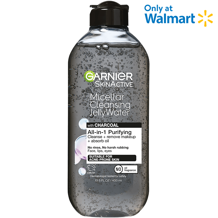 Orient udgør til eksil Micellar Cleansing Jelly Water with Gentle Charcoal - Garnier