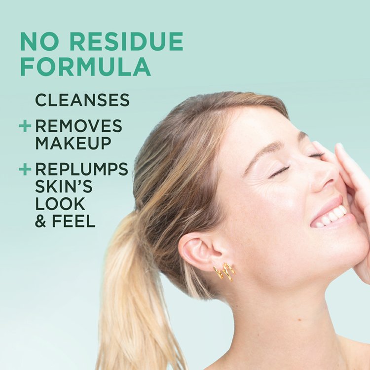 Hyaluronic acid micellar water no residue formula