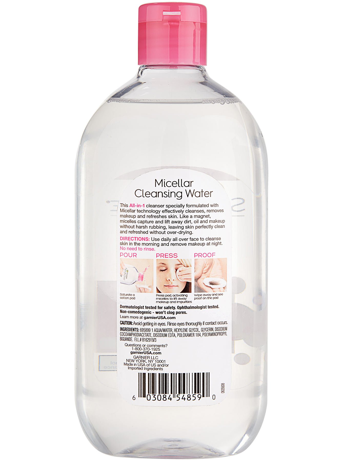 Garnier Micellar Cleansing Water All-in-1 700ml - back