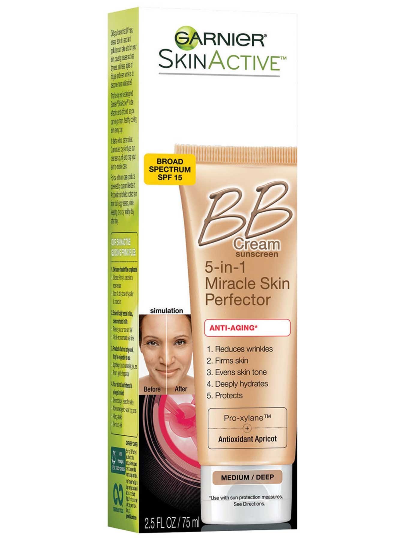 Right Side view of BB Cream Anti-Aging Medium Deep.