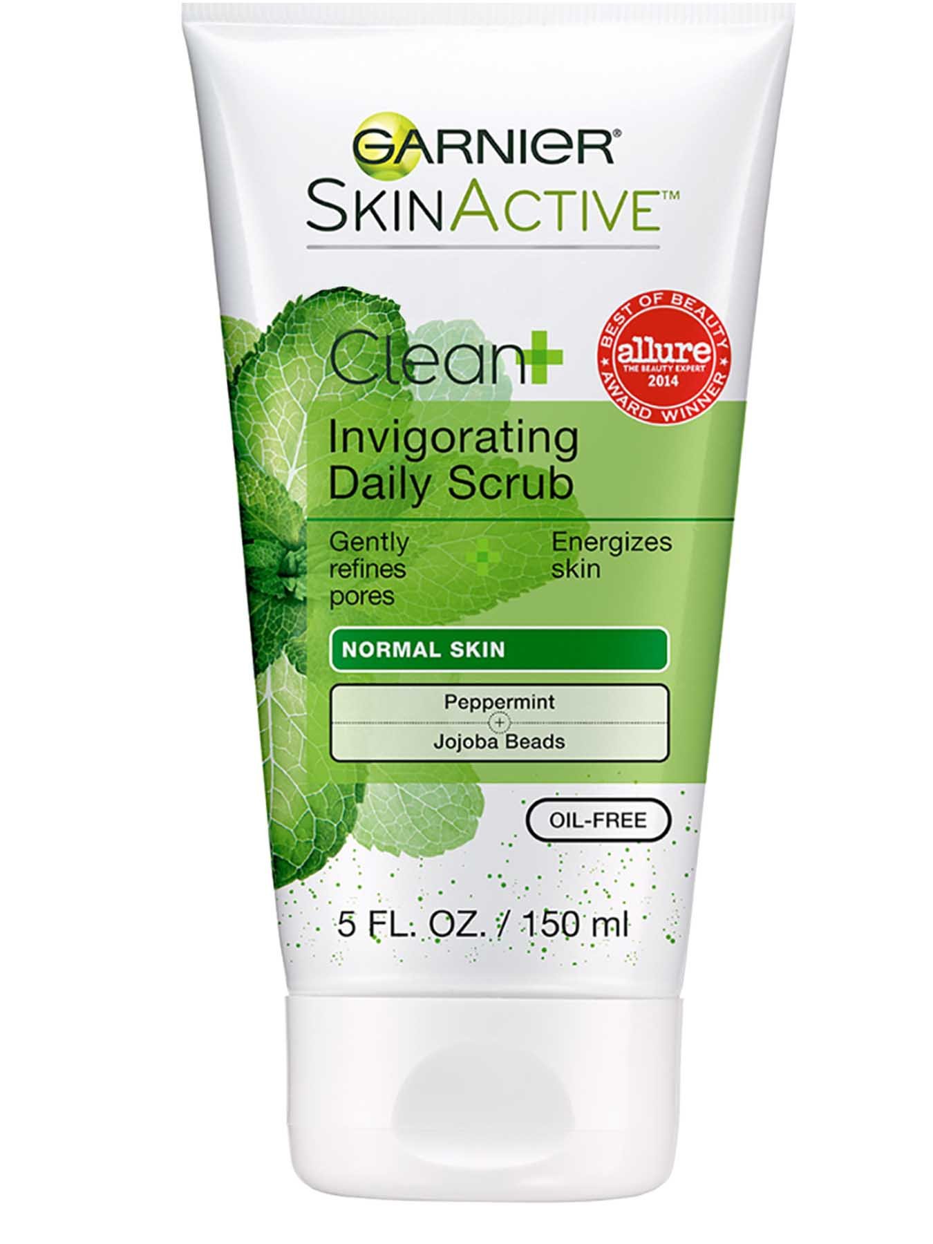 Front view of Clean+ Invigorating Daily Scrub, Normal Skin, Oil-Free.