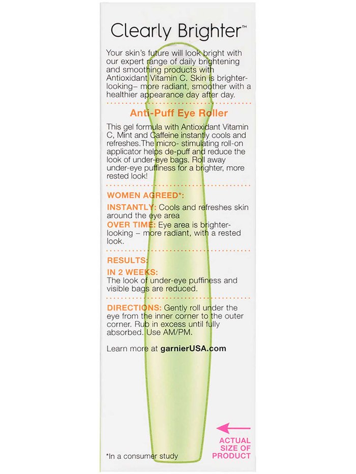 Clearly Brighter AntiPuff Eye Roller Garnier SkinActive