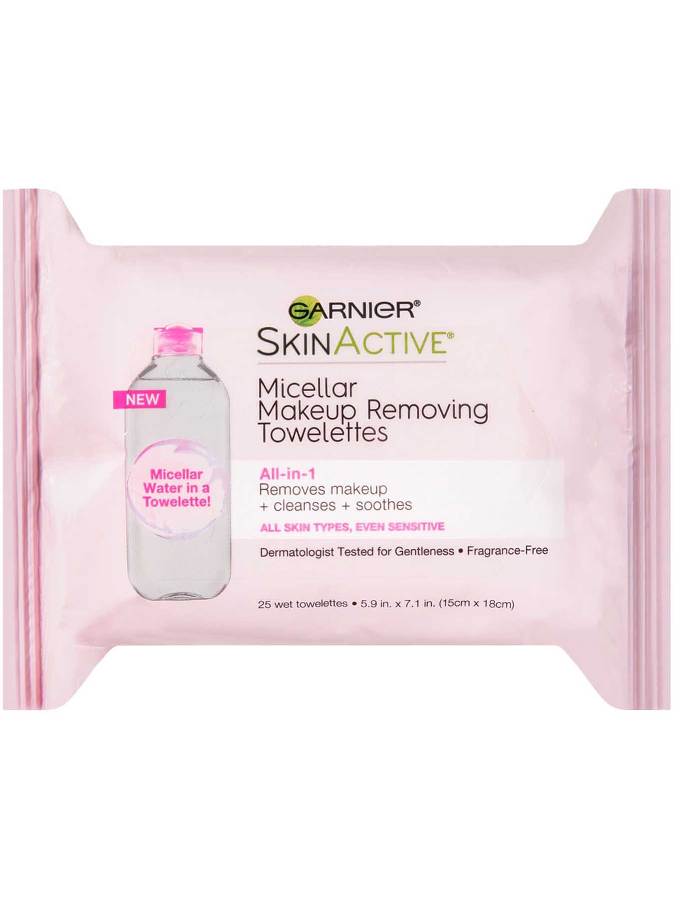 Front view of Micellar Makeup Removing Towelettes All-in-1, All Skin Types.