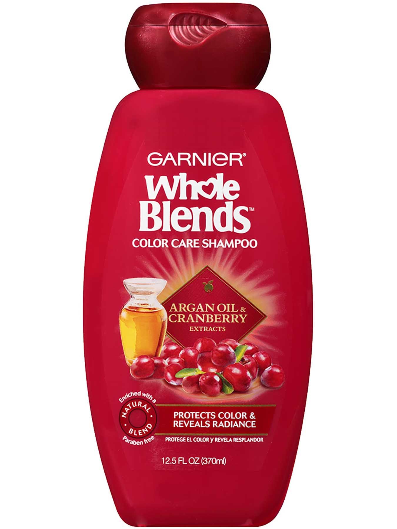 Front view of Color Care Shampoo with Argan Oil and Cranberry Extracts.