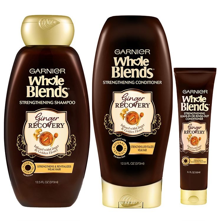 Whole Blends Ginger Recovery Shampoo Hair Care Garnier