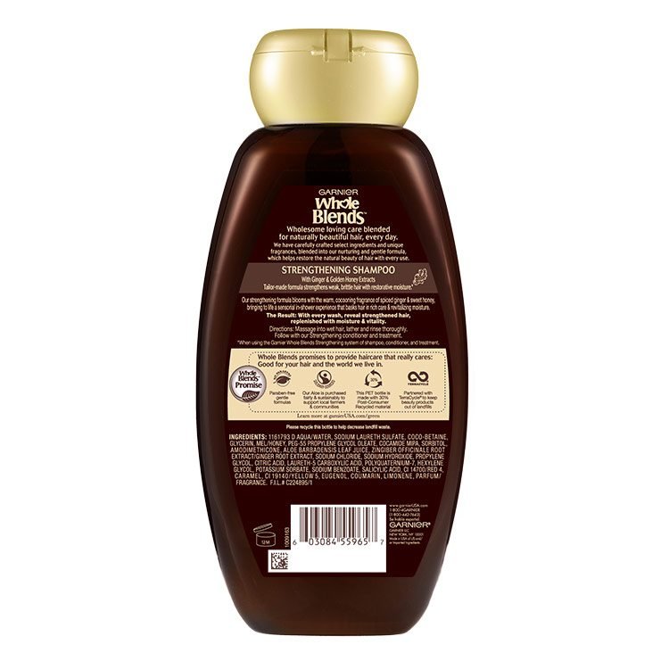Whole Blends Ginger Recovery Shampoo Back