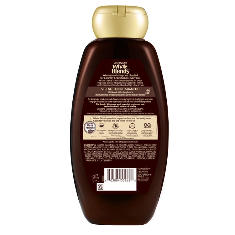 Whole Blends Ginger Recovery Shampoo Back 22 fl.oz