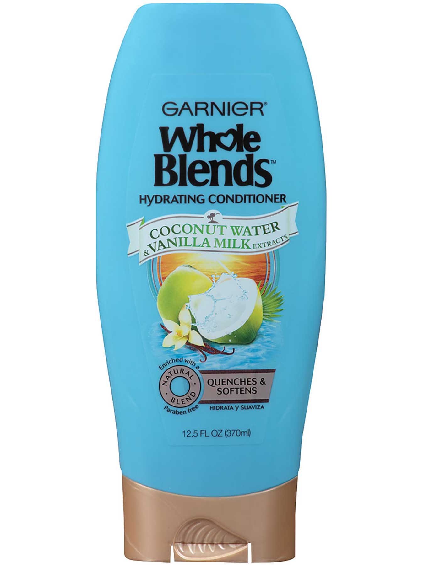 Front view of Hydrating Conditioner with Coconut Water and Vanilla Milk Extracts.