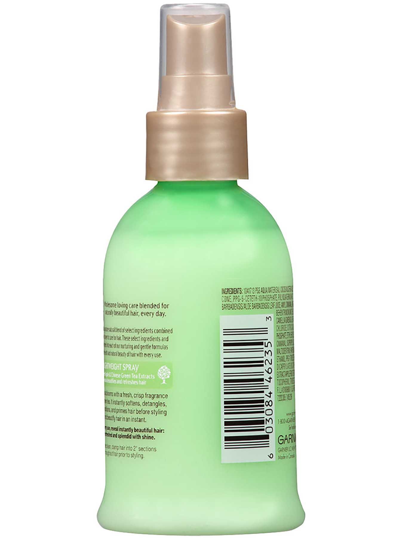 Back view of Refreshing 5-in-1 Lightweight Spray with Green Apple and Green Tea Extracts.
