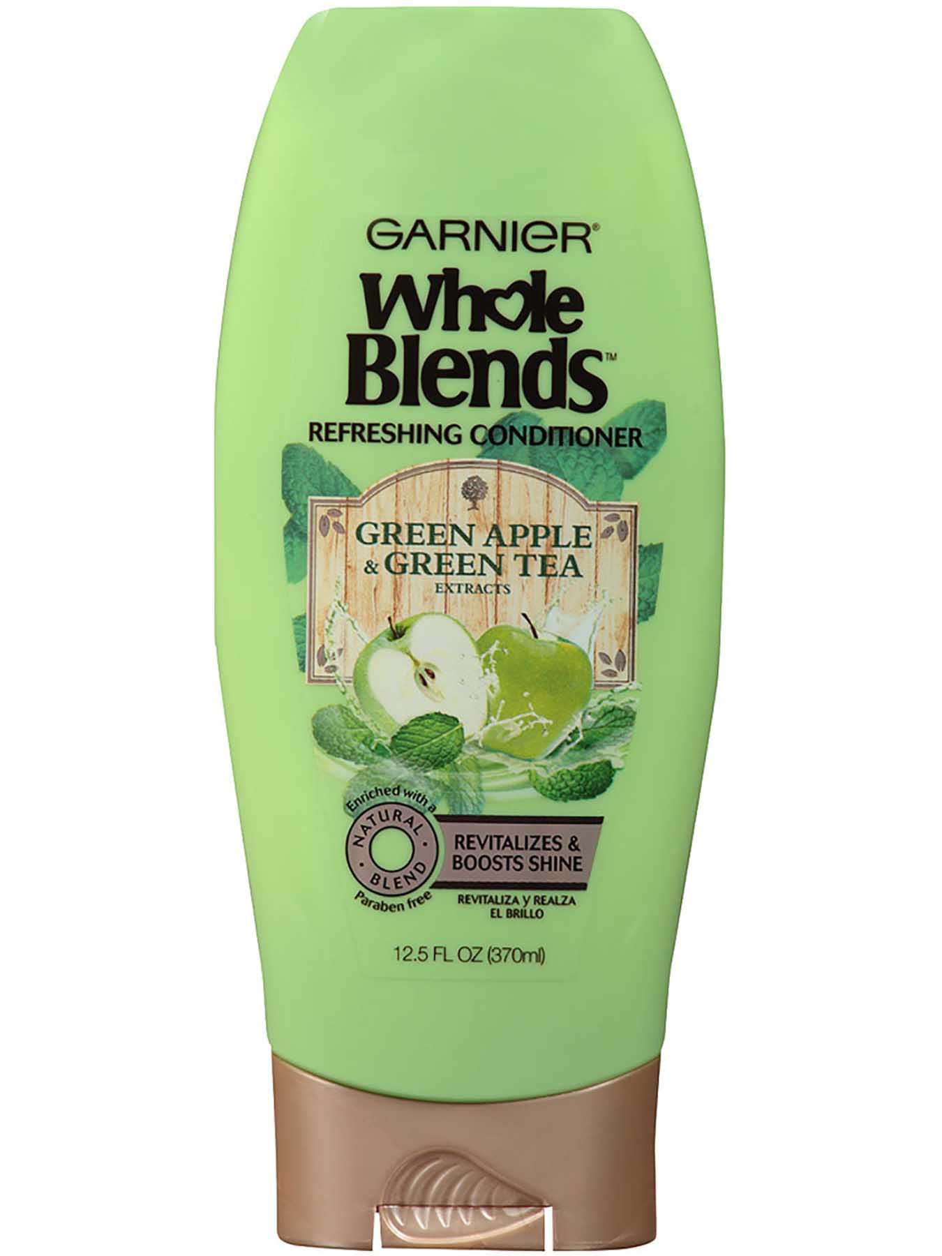 Front view of Refreshing Conditioner with Green Apple and Green Tea Extracts.
