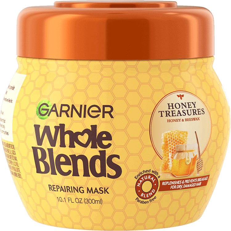 detergente Arena Gallina Garnier Whole Blends Honey Treasures Repairing Mask - Garnier