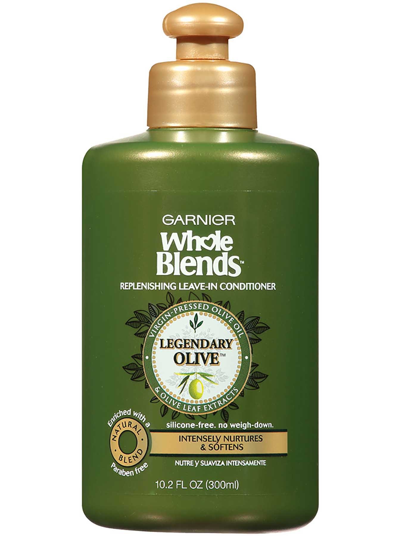 Front view of Replenishing Leave-In Conditioner with Legendary Virgin-Pressed Olive Oil and Olive Leaf Extracts.