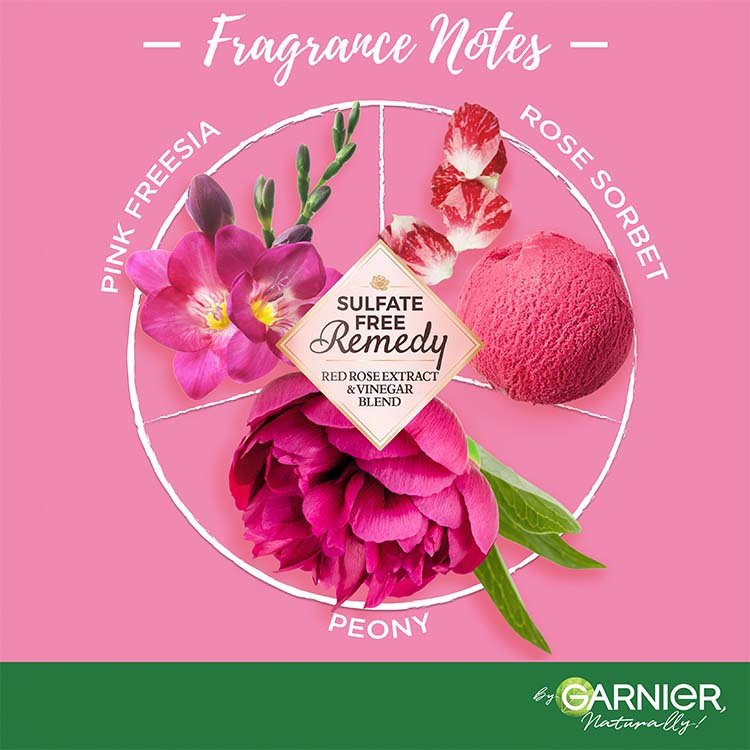 Garnier rose whole blends