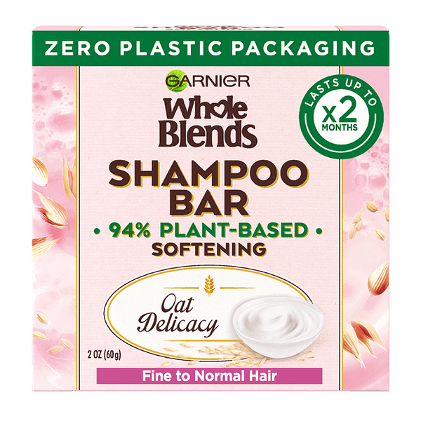Shampoo Bars with Zero Plastic Packaging Whole Blends Garnier