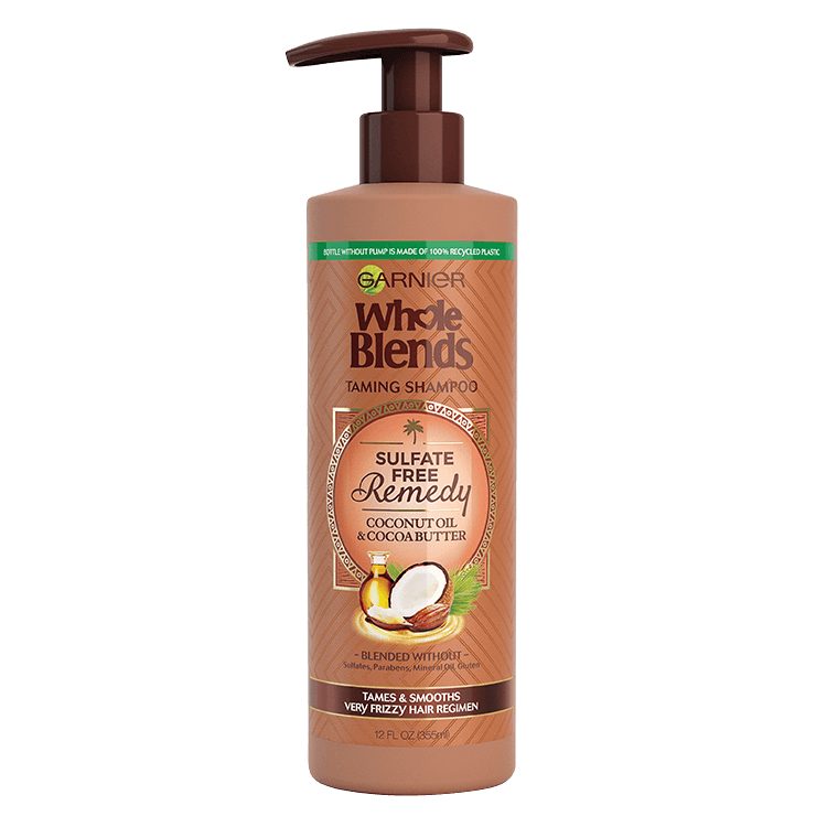 mørk fax Fremhævet Sulfate Free Coconut Oil & Cocoa Butter Smoothing Shampoo - Garnier