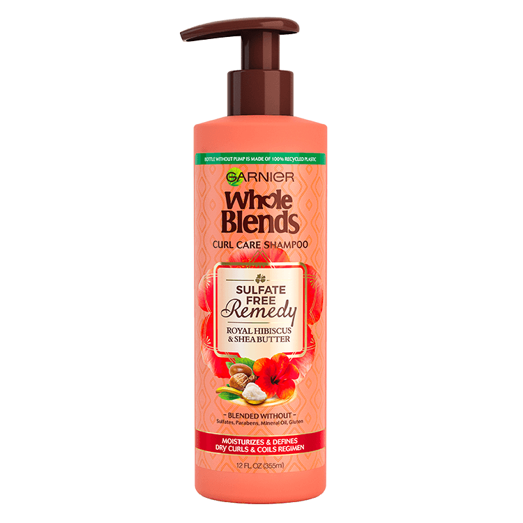 Garnier Whole Blends - Sulfate Free Shampoo Hibiscus - product detail