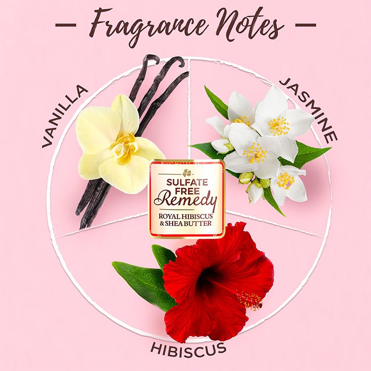 Garnier Whole Blends - Sulfate Free Shampoo Hibiscus - product detail