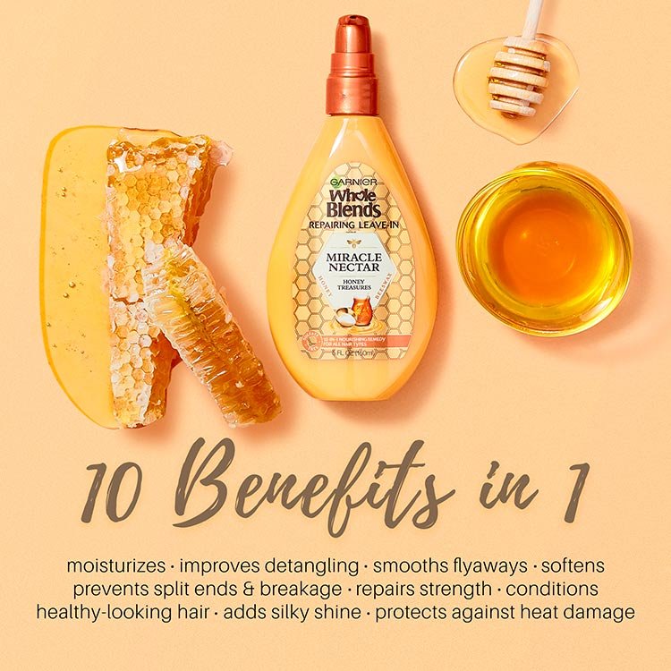 Garnier Whole Blends - Sulfate Free Miracle 10in1 Honey - product detail