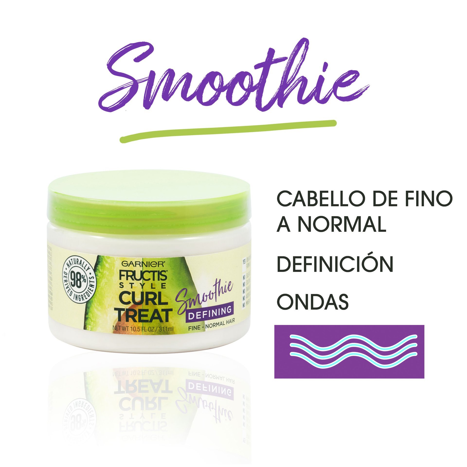 Curl Treat smoothie 98% perfect naturally derived ingredients